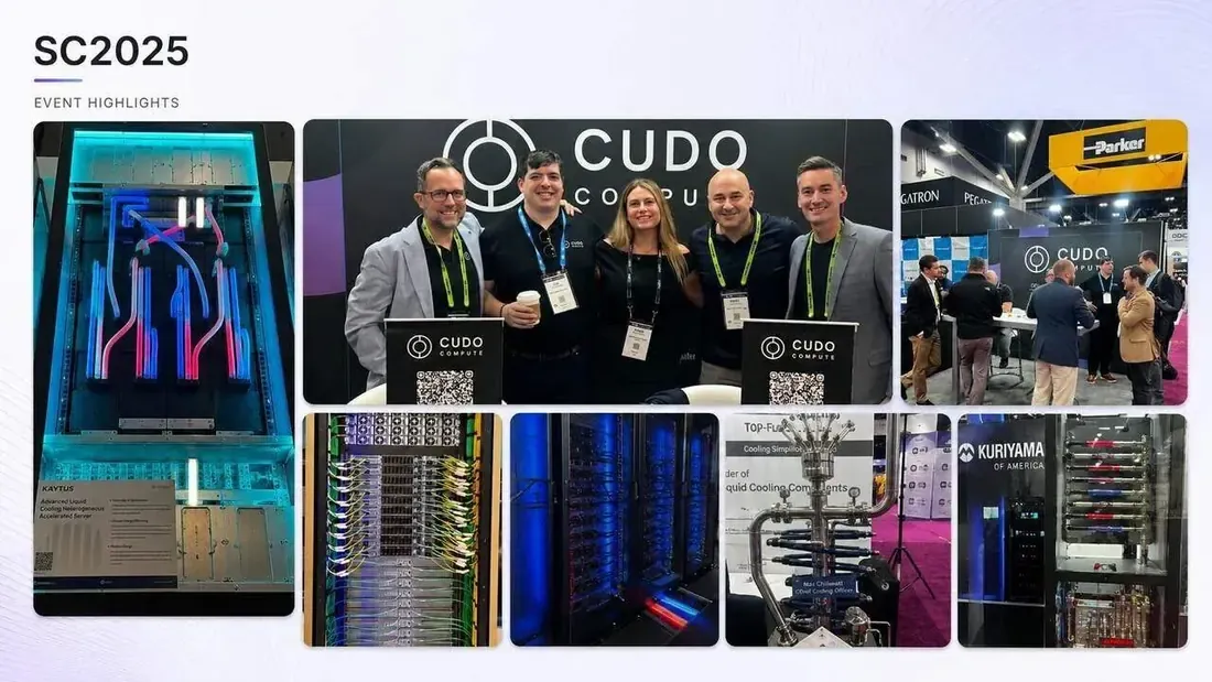 SC25 CUDO Compute booth highlights